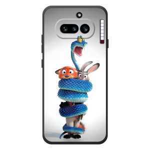 Силиконовый чехол с принтом Зоотрополіс для Nothing Phone (4a) – Змея Зоо