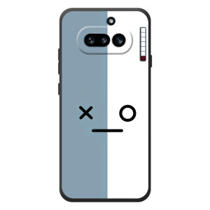 Силиконовые Чехлы (смешные стикеры) для Nothing Phone (4a) – Серо-белый