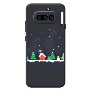 Силіконовий бампер на різдво для Nothing Phone (4a) (Місто зимове)