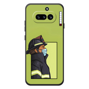 Силиконовый бампер (Работники) на Nothing Phone (4a) – Пожарник