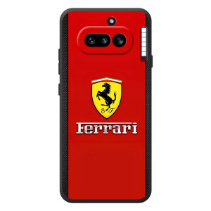 Силиконовый бампер с картинкой машины на Nothing Phone (4a) – Ferrari Logo
