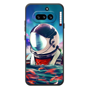 Силіконовый Чохол з принтом "Космонавти" на Nothing Phone (4a) – Космонавт у воді