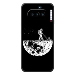 Силіконовый Чохол з принтом "Космонавти" на Nothing Phone (4a) – Космонавт