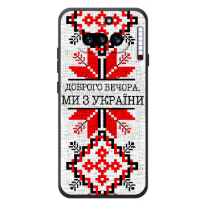 Силиконовый Чехол на Nothing Phone (4a) – Вышиванка Доброго вечера