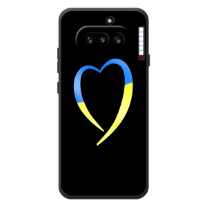 Силиконовый Чехол на Nothing Phone (4a) (Я-Украина) – Украинское сердце