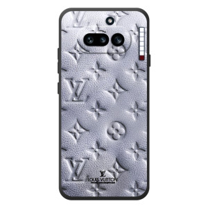 Текстурный Чехол Louis Vuitton для : Нитьинг Фоне (4а) 
 – Белый ЛВ