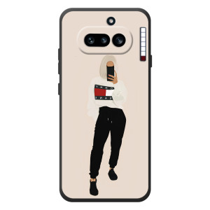 Силиконовый Чехол на Nothing Phone (4a) с картинкой Стильных Девушек (Стильная)
