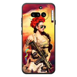 ЗСУ Чехлы (TPU) для Nothing Phone (4a) – Женщина солдат