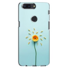 Чехлы с Цветами для One Plus 5T (VPrint) (Желтый цветок)