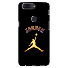 Чехлы для One Plus 5T - с картинкой JORDAN (AlphaPrint) (Jordan Gold)