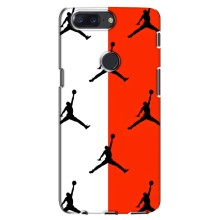Чехлы для One Plus 5T - с картинкой JORDAN (AlphaPrint) (Лого Джордан)