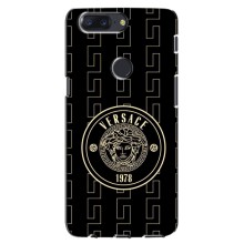 Чехлы VERSACE для ВанПлас 5Т (PREMIUMPrint) (Лого Версаче)