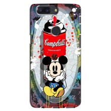 Чехол Disney Mouse One Plus 5T (PREMIUMPrint) (Американский Маус)