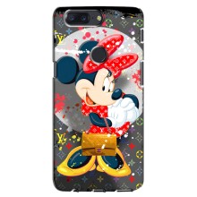 Чехол Disney Mouse One Plus 5T (PREMIUMPrint) (Minni с бантиком)