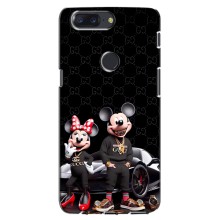 Чехол Disney Mouse One Plus 5T (PREMIUMPrint) (Семья Маусов)