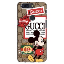 Чехол Disney Mouse One Plus 5T (PREMIUMPrint) (Стильный Микки)