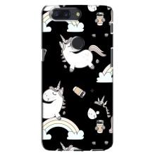 Чохол Unicorn на One Plus 5T (Єдинорог з кавою)