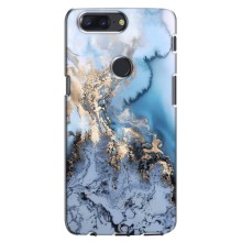 Мраморный чехол на One Plus 5T (VPrint) (Нежный мрамор)