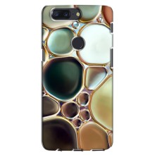 Мраморный чехол на One Plus 5T (VPrint) (Радужный Мрамор)