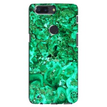 Мраморный чехол на One Plus 5T (VPrint) (Салатный Мрамор)