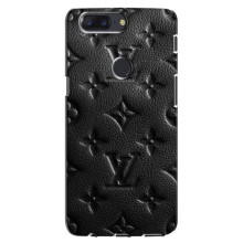Текстурный Чехол Louis Vuitton для ВанПлас 5Т – Черный ЛВ