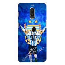 Чехлы для One Plus 6T (Leo чемпион) (AlphaPrint) (Месси сборная)