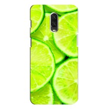 Чохли з фруктами для One Plus 6T (VPrint) (Лайм)
