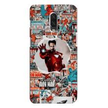 Чехлы с героями Марвел One Plus 6T (VPrint)