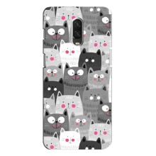 Чохли з Котиками для One Plus 6T (VPrint) (Мальовані котики)