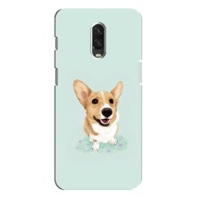 Чехлы с собаками для One Plus 6T (VPrint) (Корги)