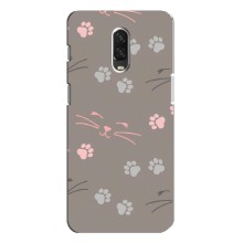 Чохол з малюнком кіт на One Plus 6T (Лапи і вуса)