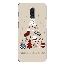 Різдвяні Чохли для One Plus 6T (VPrint) (Merry Christmas)