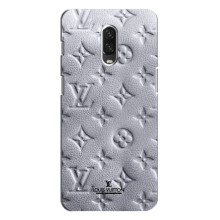 Текстурный Чехол Louis Vuitton для ВанПлас 6Т (Белый ЛВ)