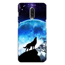 Защитные чехлы для ВанПлас 6Т (AlphaPrint) (ХИТ продаж) ВОЛК (Волк на луну)