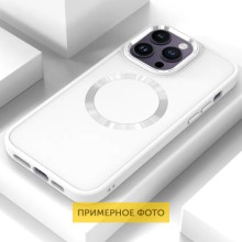 TPU чехол Bonbon Metal Style with MagSafe для OnePlus 10 Pro – Белый
