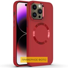 TPU чохол Bonbon Metal Style with MagSafe для OnePlus 10 Pro – Червоний