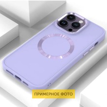 TPU чехол Bonbon Metal Style with MagSafe для OnePlus 10 Pro – Сиреневый