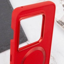 TPU чохол Bonbon Metal Style with MagSafe для OnePlus 10 Pro – Червоний
