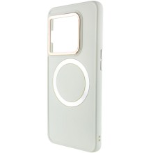 TPU чехол Bonbon Metal Style with MagSafe для OnePlus 10 Pro – Белый