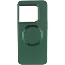 TPU чехол Bonbon Metal Style with MagSafe для OnePlus 10 Pro – Зеленый