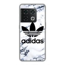 Чехлы Адидас для OnePlus 10 Pro (AlphaPrint) (Адидас на мраморе)