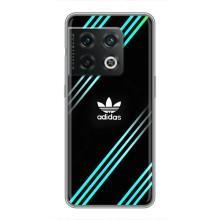 Чехлы Адидас для OnePlus 10 Pro (AlphaPrint) (Адидас с полосами)