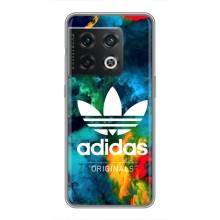 Чехлы Адидас для OnePlus 10 Pro (AlphaPrint) (Яркий Адидас)