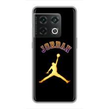 Чехлы для OnePlus 10 Pro - с картинкой JORDAN (AlphaPrint) (Jordan Gold)