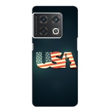 Чехол Флаг USA для OnePlus 10 Pro (USA)