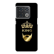 Чехол (Корона на чёрном фоне) для ВанПлас 10 Про (KING)