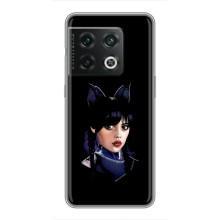 Чехлы Венсдей на OnePlus 10 Pro Уэнсдей (AlphaPrint) (серьезная Уэнздей)