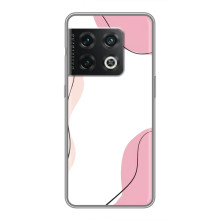 Чехол цветочный дизайн для OnePlus 10 Pro – Розовый фон
