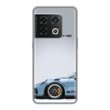 Чохол з авто Порше для OnePlus 10 Pro – Блакитний Порше