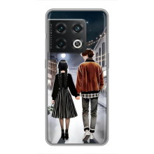 Чехол с дизайном Венздей 2 на OnePlus 10 Pro – Уэнсдей и Тайлер